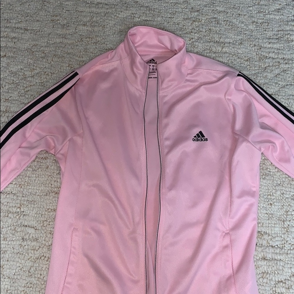 Women’s Pink Medium Adidas Athletic Jacket